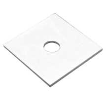 M16x50x3 Square Plate Washers BZP