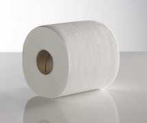 2ply White Centre Feed Embossd 166mmx400sheets 6 rolls/pack