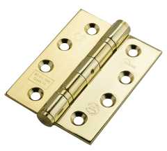 100x76x3mm E.Brass (S/Steel) BBearing Hinge Gr 13 BSEN1935