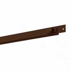 Brown Aluminium Vent TV90 425mm