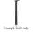 Leg w Adj D60x870mm Tub St PCP