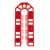 Red Long Batten Packers 101x43x4mm (500/Bx)