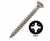 3.5x40 CSK Cross Recess St/St Chipboard Screw (200/bx)