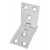 38x114mm Satin Chrome Plated Brass Counter Flap Hinge