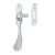 Victorian Reversible Casement Fastener Satin Chrome