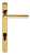 Serozzetta Lever On Narrow Plate 92mm c/c PVD 220x26mm