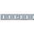 Zinc Flat Bookcase Strip 1829mm