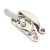 Lockable Fitch Fastener Polished Nickel
