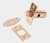 Window Bolt , Std Key - Carded Brass Effect