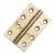 76x51x3mm DPBW Polished Brass Hinges
