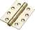76x51x2mm Electro Brassed Ball Bearing Hinge BS EN1935