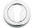 50mm Euro Profile Escutcheon SC