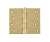 102x125x5mm Polished Brass DPBW Projection Hinge