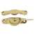 Narrow Locking Fitch Fastener Polished Brass