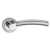 Sorrento Satin/Polished Chrome Lever on Rose