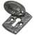 Covered Escutcheon Antique Black
