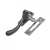 Mortice Plate Casement Fastener Black