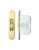 2 1/4" Polished Brass Ball Bearing Pulley Radius Forend