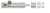 150x38mm Architectural Straigh t Barrel Bolt Satin Chrome