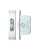 2 1/4" Polished Chrome Ball Bearing Pulley Square Forend