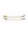 Bulb End Casement Stay 10" Polished Brass