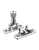 Narrow Locking Brighton Fastener Polished Chrome