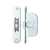 Polished Chrome Ball Bearing Pulley 1 3/4" Radius Forend
