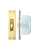 2 1/4" Polished Brass Ball Bearing Pulley Square Forend