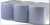 190mm Blue 2 Ply Paper Roll (6 pack) 150m